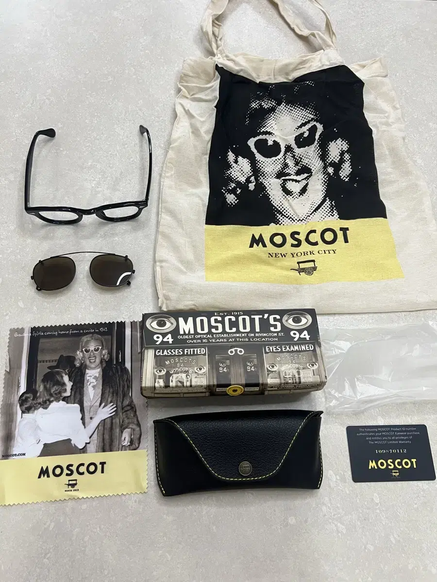 모스콧렘토쉬 블랙에디션2 44+(선글라스포함) MOSCOT LEMTOSH